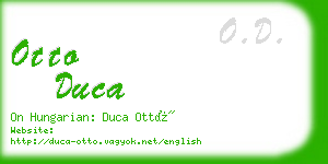 otto duca business card